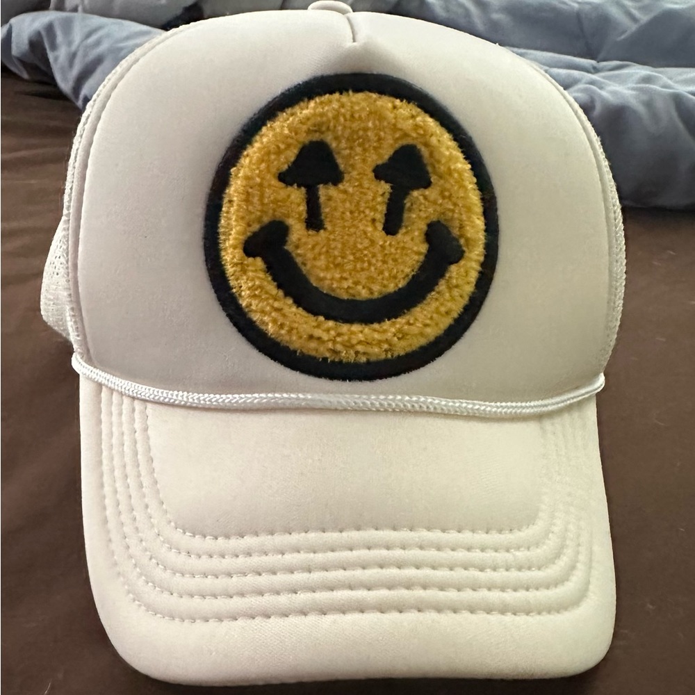 New Never Worn Smiley Happy Hat